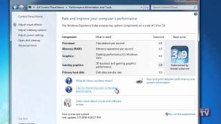 Measuring Your Windows 7 System Performance [upl. by Nageam488]