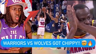 Reaction To Warriors Vs Wolves Highlights [upl. by Vladamir859]