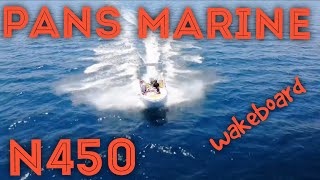 Pans Marine N450 Polietilen Boat Suzuki Df40Atl Wakeboard [upl. by Rentschler]