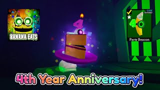 🥳4th Year Anniversary🎉 Banana Eats 2024 Code [upl. by Fauver463]