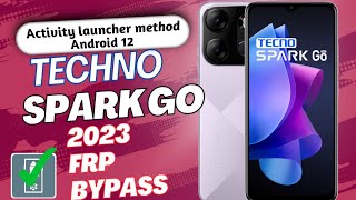 tecno spark go 2023 frp bypass  tecno spark go 2023 frp bypass android 12  Techno bf7 frp bypass [upl. by Airtap]