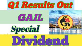 GAIL India Share Latest News Today  GAIL India Share Analysis  Target 🎯 Dividend  Q1 Results [upl. by Schlenger]