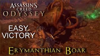 Assassins Creed Odyssey  How To Easily Beat The Erymanthian Boar [upl. by Haiasi906]