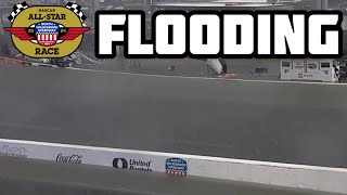 2024 NASCAR NORTH WILKESBORO SPEEDWAY FLOODING AT THE ALL STAR RACE [upl. by Kristi]