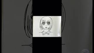 Doll Face Art  Doll Art for beginner  Easy Drawing Anime Art shorts art [upl. by Willette]