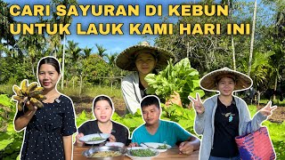 PANEN SAYURAN DI KEBUN DAN BIKIN PISANG GORENG YANG DI SUKAI KELUARGA [upl. by Adieren777]