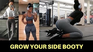 BEST EXERCISES TO GROW YOUR SIDE GLUTES GET WIDER LOOKING HIPS [upl. by Anirbes]