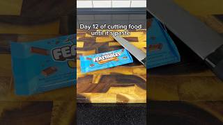 Cutting food until it‘s paste MrBeast Feastables 🍫 satisfyingvideo shorts [upl. by Zephan]