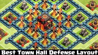 Clash of Clans  Town Hall 10 Base Layout Tips  Replays Episode 143 [upl. by Ethbun849]