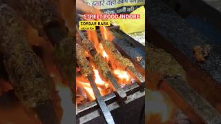 indore street food roadside mutton seekh kababfooodlover muttonseekhkabab shorts [upl. by Aidnahs]