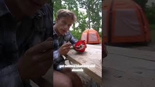 Want the Best Camping Meal Try Burgers 🍔 camping campingfood burger camp shorts lydarz [upl. by Tacy72]