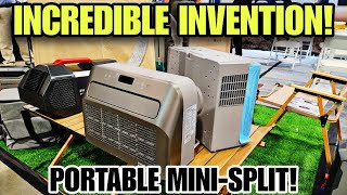 INCREDIBLE INVENTION for RVs Portable MiniSplit AC from Fogatti [upl. by Witha]