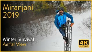 Miranjani Winter Miranjani Trek Winter Survival Snow Hike Drone View [upl. by Giwdul]