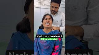 Neck pain chiropractic relief trend ytshort feed [upl. by Snoddy]