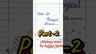 Biological molecules Important of waterclass 11biology [upl. by Bevus]