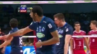 Superliga Masculina de Volei 20132014 final  Sada Cruzeiro 3 x 0 Sesi SP [upl. by Peace]