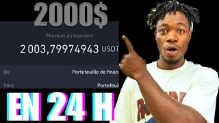 Comment gagner 2000 en 24h  1300000f en 24h [upl. by Arand]