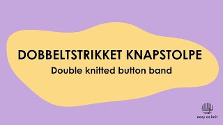 Dobbeltstrikket knapstolpe [upl. by Yann796]