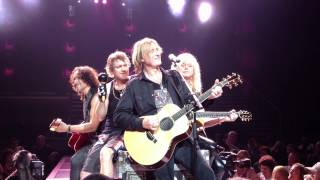 Def Leppard  Acoustic Medley Live Mansfield MA 2012 [upl. by Dynah217]