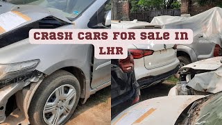 Crash Cars Auction In Lahore Accident Cars For Sale [upl. by Pike]