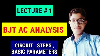 BJT AC Analysis  Steps for AC analysis  Electronic devices analysis [upl. by Anihs]