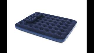 Bestway Flocked Air Bed With Air Pump Queen 203X152X22Cm 2667374 [upl. by Acinot]