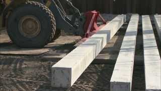 Precast concrete piles  Vroom Foundation Technology [upl. by Idak]