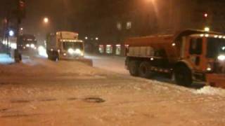 Plowing Snow In New York City [upl. by Hgieleak]