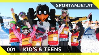 Skischule  Flachau  Kids amp Teens  Kinderskikurs  Sport am Jet [upl. by Bourke967]