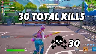 30 TOTAL KILLS Fortnite Reload [upl. by Aon]