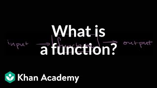 What is a function  Functions and their graphs  Algebra II  Khan Academy [upl. by Eilyah]