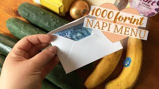 1 hét napi 1000 forint  1 NAP [upl. by Prendergast]