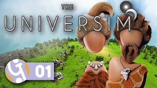 🌌 Getting Started  Lets Play The Universim Ep 01 [upl. by Ahsratal]