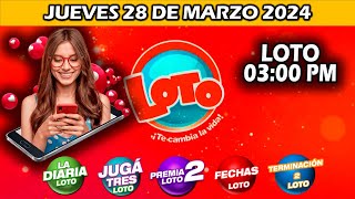 DIARIA 03 PM SORTEO LOTO NICARAGUA  hoy JUEVES 28 de marzo de 2024  LOTO DIARIA LOTO FECHAS [upl. by Stanislaus]