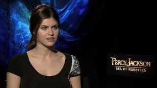 Alexandra Daddario Interview  Percy Jackson Sea of Monsters  Empire Magazine [upl. by Eidarb]