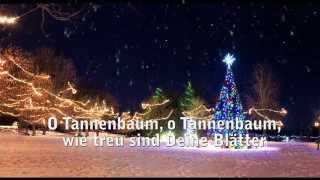 O Tannenbaum zum Mitsingen  Weihnachtslied mit Text [upl. by Adaminah]