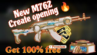 New M762 create opening 🔥😍New premium create opening 🔥 2024 Best create opening in PUBG mobile [upl. by Ataynek31]