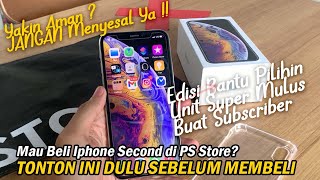 Review CEK amp Unboxing iPhone XS PStore LANGSUNG DI TOKO  ORI GAK SIH AMAN Vlog PStore Condet [upl. by Ibur146]