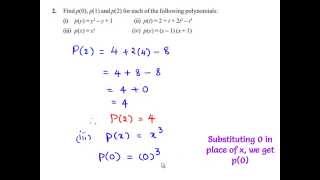 NCERT Solutions for Class 9 Maths Chapter 2 Polynomials Exercise 22 Question 2 [upl. by Asum]