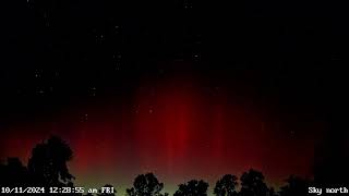 Northern lights Timelapse G5 Solar Storm [upl. by Vizza]