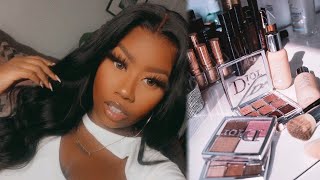 Chit Chat GRWM My NEW Everyday Makeup Routine Colored Contacts amp HD Lace Wig FT Doubleleaf Wig [upl. by Htebzile]