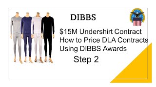 DIBBS  Pricing Your 15M DLA Undershirt Contracts in DIBBS Using Previous Awards [upl. by Euqinitram]