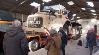 Le T100 le camion de légende de la Fondation Berliet en route pour Paris [upl. by Eilliw699]