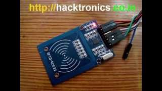 NXP RC522 based MiFare NFC RFID Reader Demo using Arduino [upl. by Salomo]