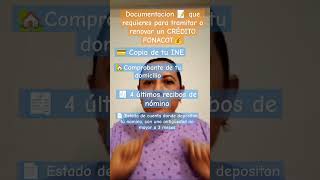 💵Documentos que vas a necesitar para sacar o renovar tu credito FONACOT si o sí DEBES LLEVARLOS [upl. by Atalie708]