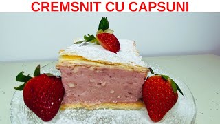 Cremsnit cu capsuni [upl. by Wack]