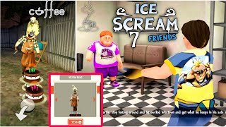 Ice Scream 7 Coffee Rod Gameplay  1000 Trap [upl. by Maude]