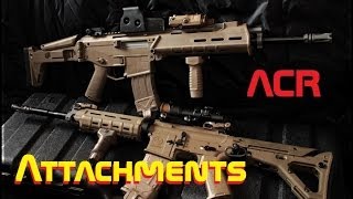 AampK ACR Masada Custom Attachments  AIRSOFT GUN [upl. by Dougald]