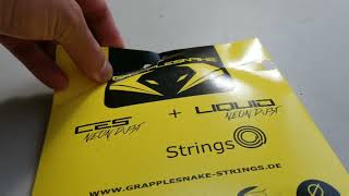 GRAPPLESNAKE CES x Liquid Hybrid Tennis Strings [upl. by Adlesirk]