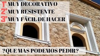 Hacer molduras en hormigón ✅ quotCONSTRUIR UNA CASA PASO A PASO SIN HABERLO HECHO NUNCAquot Capítulo 42 [upl. by Tterraj211]